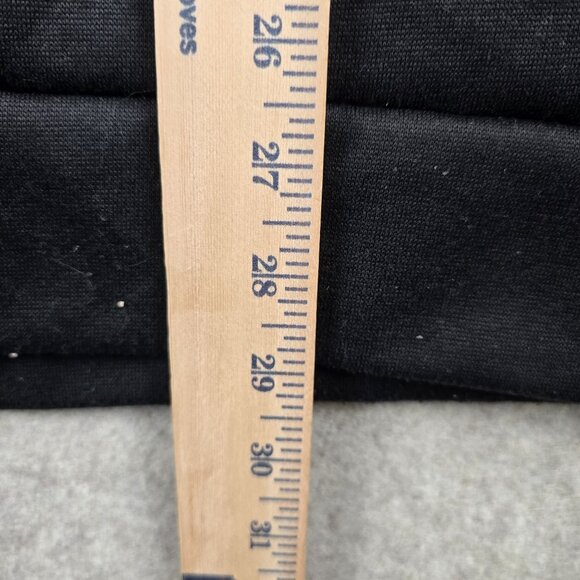 Black Mens 7XL Pullover Half-Zip Sweatshirt Polyester Blend Relaxed Fit - Picture 6 of 7